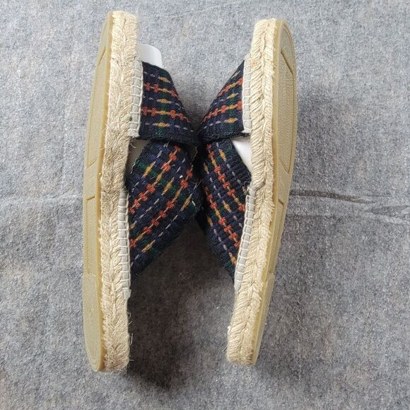 Guanabana x Todd Snyder Crossed Band Platform Espadrilles Size US 9 EU 42 Blue main image 7